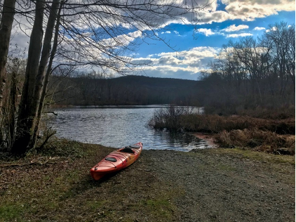 Launch spot at the Musconetcong River